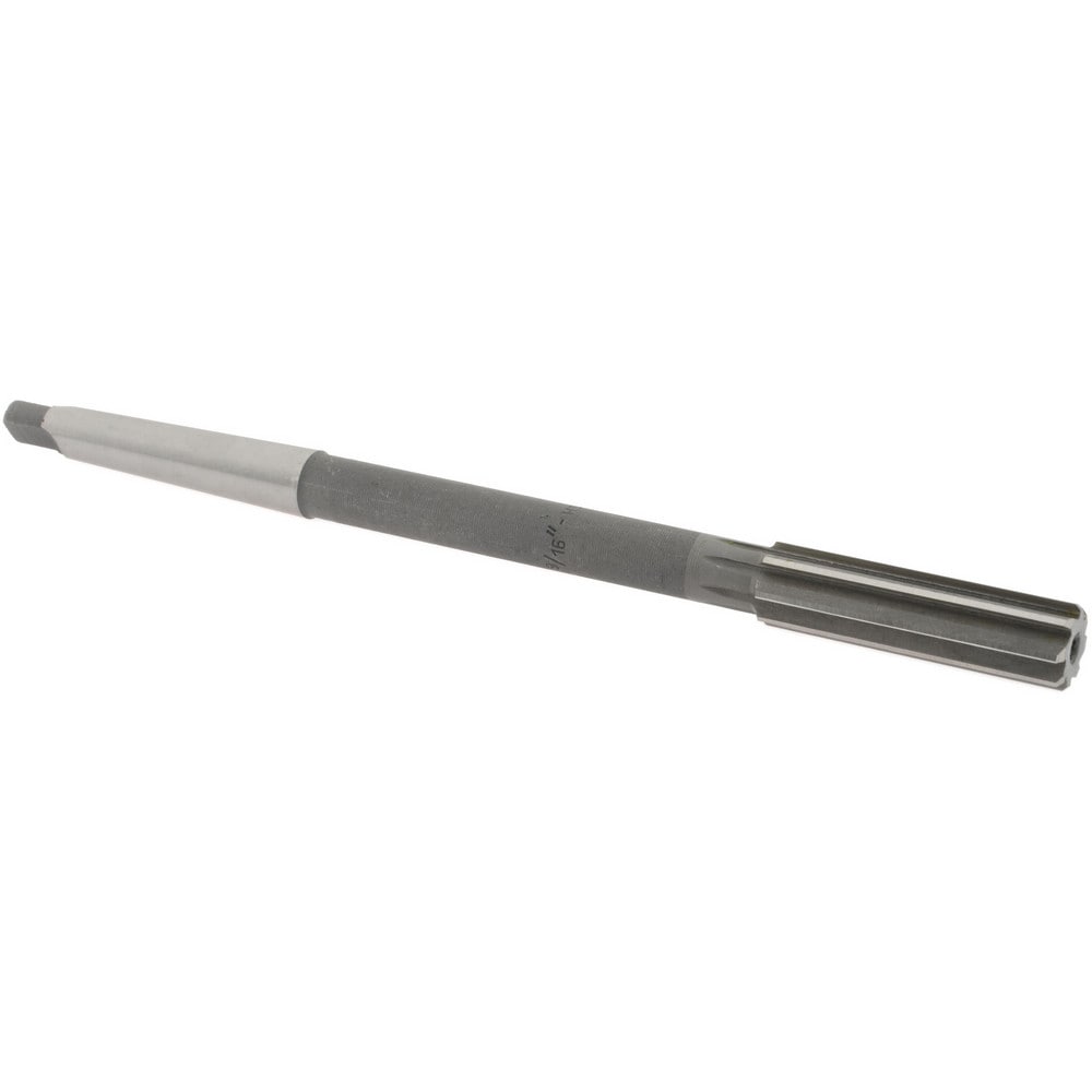 Value Collection ST0110036 Chucking Reamer: 9/16" Dia, 8" OAL, 2" Flute Length, Morse Taper Shank, High Speed Steel Image