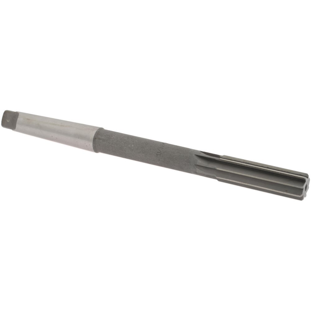 Value Collection ST0120044 Chucking Reamer: 11/16" Dia, 9" OAL, 2-1/4" Flute Length, Morse Taper Shank, High Speed Steel Image