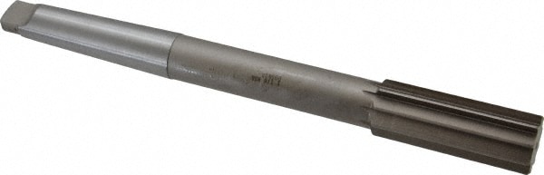 Value Collection ST0130108 Chucking Reamer: 1-1/8" Dia, 11" OAL, 2-7/8" Flute Length, Morse Taper Shank, High Speed Steel Image