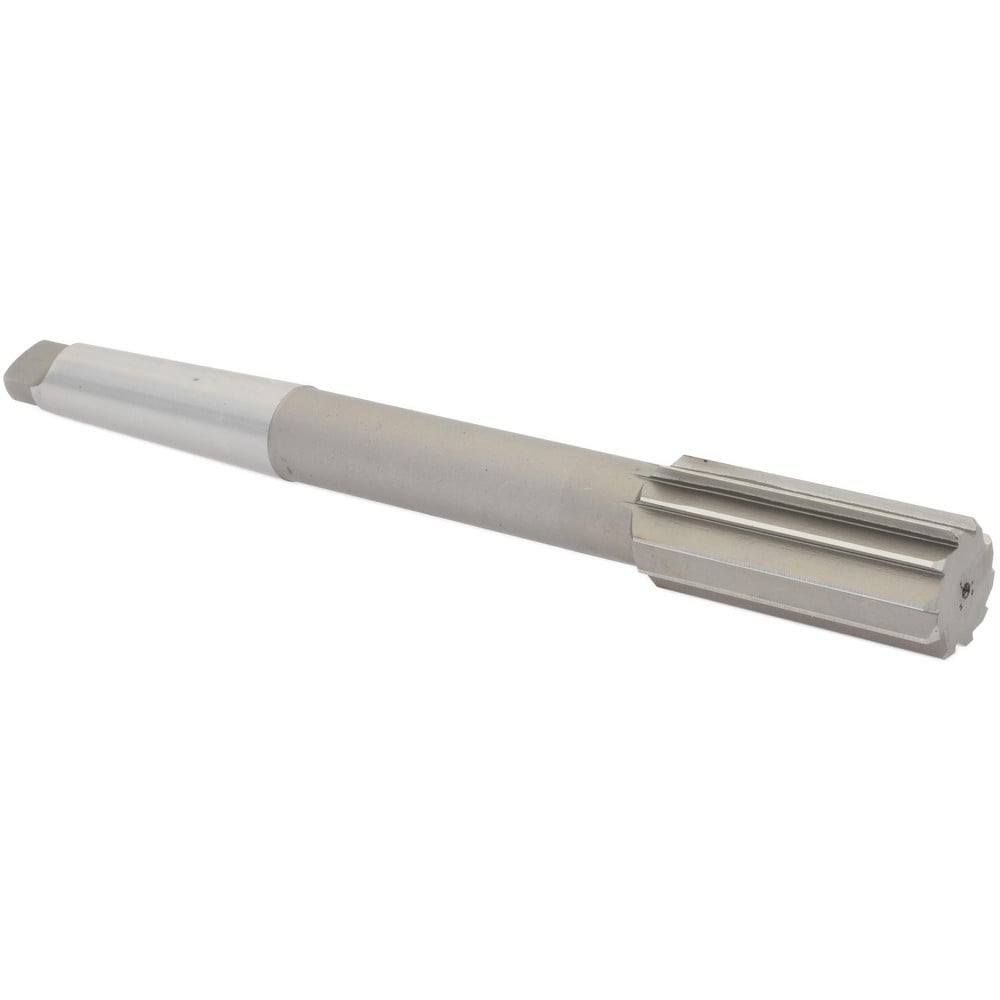 Value Collection ST0130112 Chucking Reamer: 1-3/16" Dia, 11" OAL, 2-7/8" Flute Length, Morse Taper Shank, High Speed Steel Image