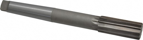 Value Collection ST0140124 Chucking Reamer: 1-3/8" Dia, 12" OAL, 3-1/4" Flute Length, Morse Taper Shank, High Speed Steel Image