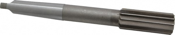 Value Collection ST0140132 Chucking Reamer: 1-1/2" Dia, 12-1/2" OAL, 3-1/2" Flute Length, Morse Taper Shank, High Speed Steel Image