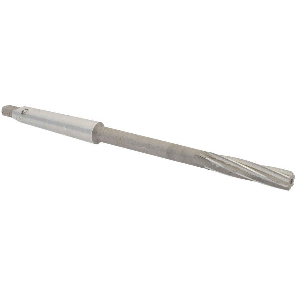 Value Collection ST0210024 Chucking Reamer: 3/8" Dia, 7" OAL, 1-3/4" Flute Length, Morse Taper Shank, High Speed Steel Image