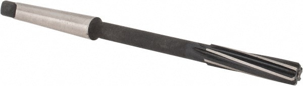 Value Collection ST0210026 Chucking Reamer: 13/32" Dia, 7" OAL, 1-3/4" Flute Length, Morse Taper Shank, High Speed Steel Image