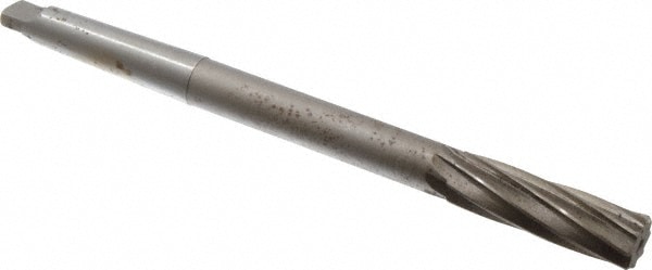 Value Collection ST0220048 Chucking Reamer: 3/4" Dia, 9-1/2" OAL, 2-1/2" Flute Length, Morse Taper Shank, High Speed Steel Image