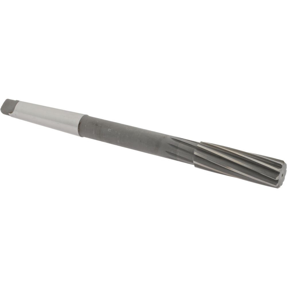 Value Collection ST0220050 Chucking Reamer: 25/32" Dia, 9-1/2" OAL, 2-1/2" Flute Length, Morse Taper Shank, High Speed Steel Image