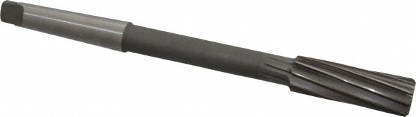 Value Collection ST0220052 Chucking Reamer: 13/16" Dia, 9-1/2" OAL, 2-1/2" Flute Length, Morse Taper Shank, High Speed Steel Image