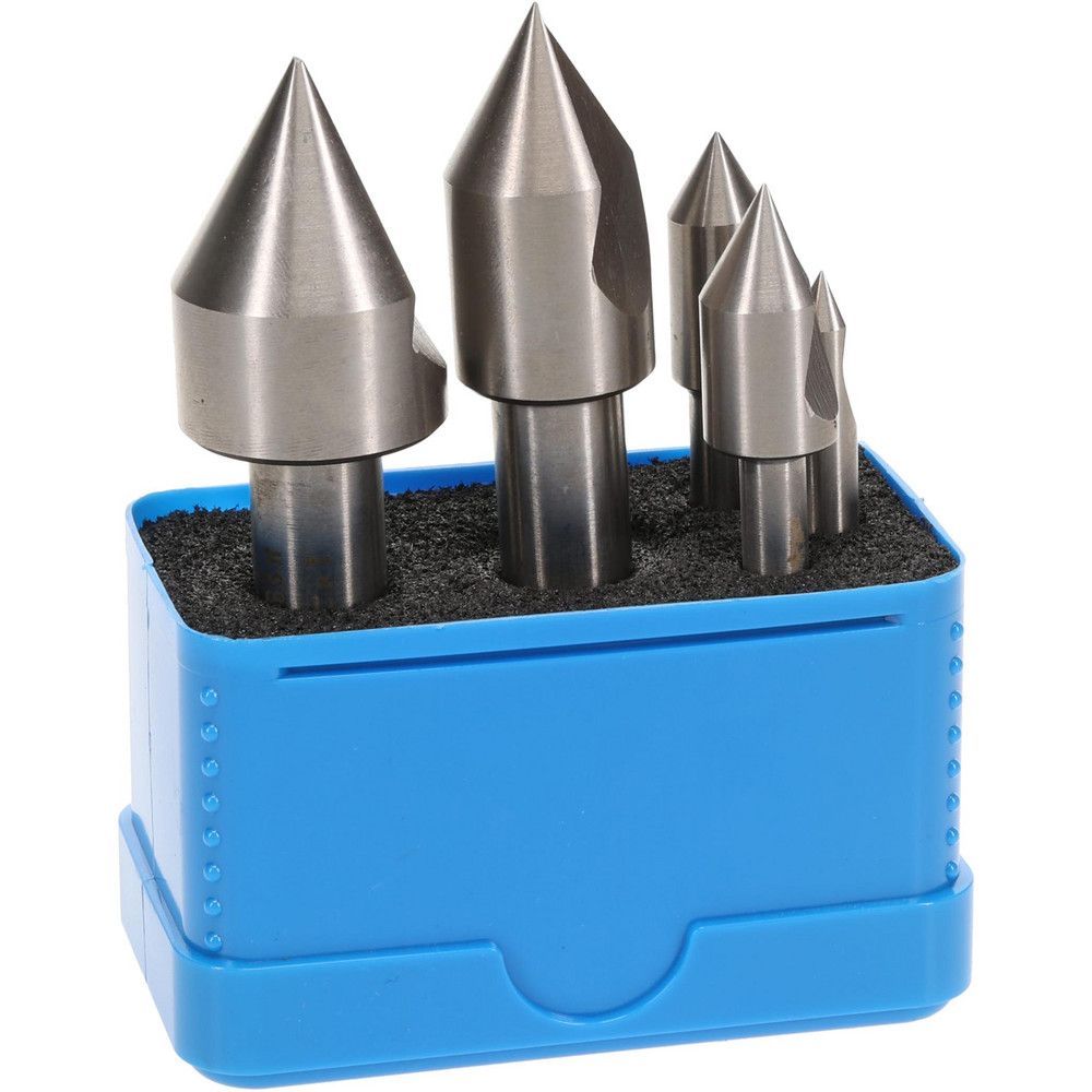 Value Collection - Countersink Set: 5 Pc, 1/4 to 1