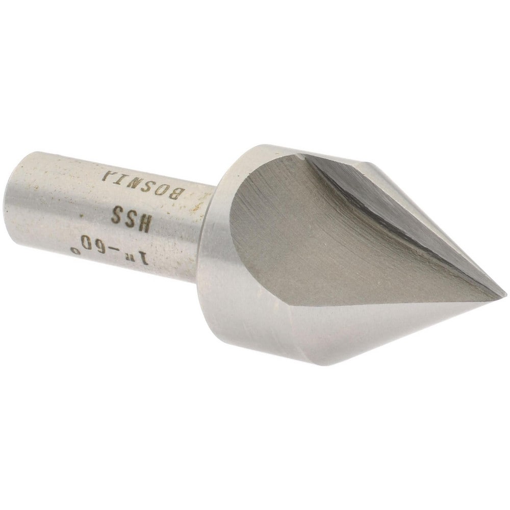 Value Collection SC1060100 1" Head Diam, 1/2" Shank Diam, 1 Flute 60° High Speed Steel Countersink Image