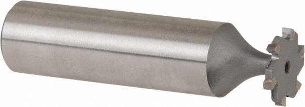 Made in USA TC204 Woodruff Keyseat Cutter: 0.5" Cut Dia, 0.0625" Cut Width, 1/2" Shank Dia, Straight Tooth Image