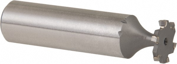 Made in USA STC204 Woodruff Keyseat Cutter: 0.5" Cut Dia, 0.0625" Cut Width, 1/2" Shank Dia, Staggered Tooth Image