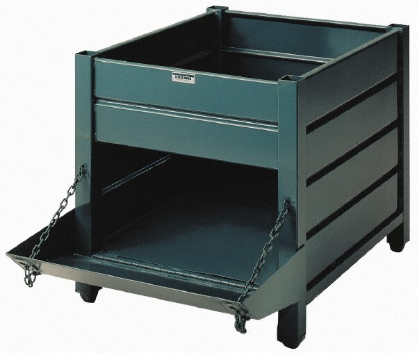 Bulk Storage Container: Steel, Bin-Style Bulk Container