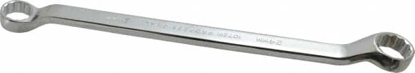 Box End Offset Wrench: 21 x 24 mm, 12 Point, Double End