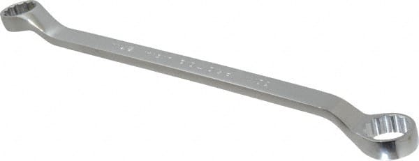 Box End Offset Wrench: 27 x 30 mm, 12 Point, Double End