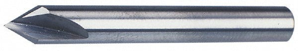 M.A. Ford. 60100004 1" Head Diam, 1/2" Shank Diam, 1 Flute 100° Solid Carbide Countersink Image