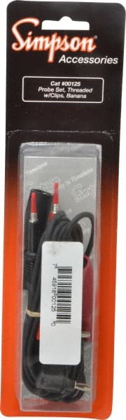 Simpson Electric 125 Test Leads Extension: Use with Analog Multimeter 