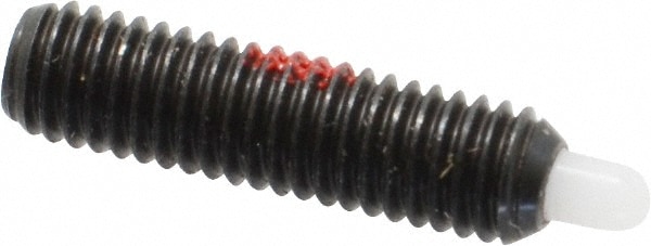 Threaded Spring Plunger: M5 x 0.8, 19 mm Thread Length, 2.36 mm Dia, 3 mm Projection