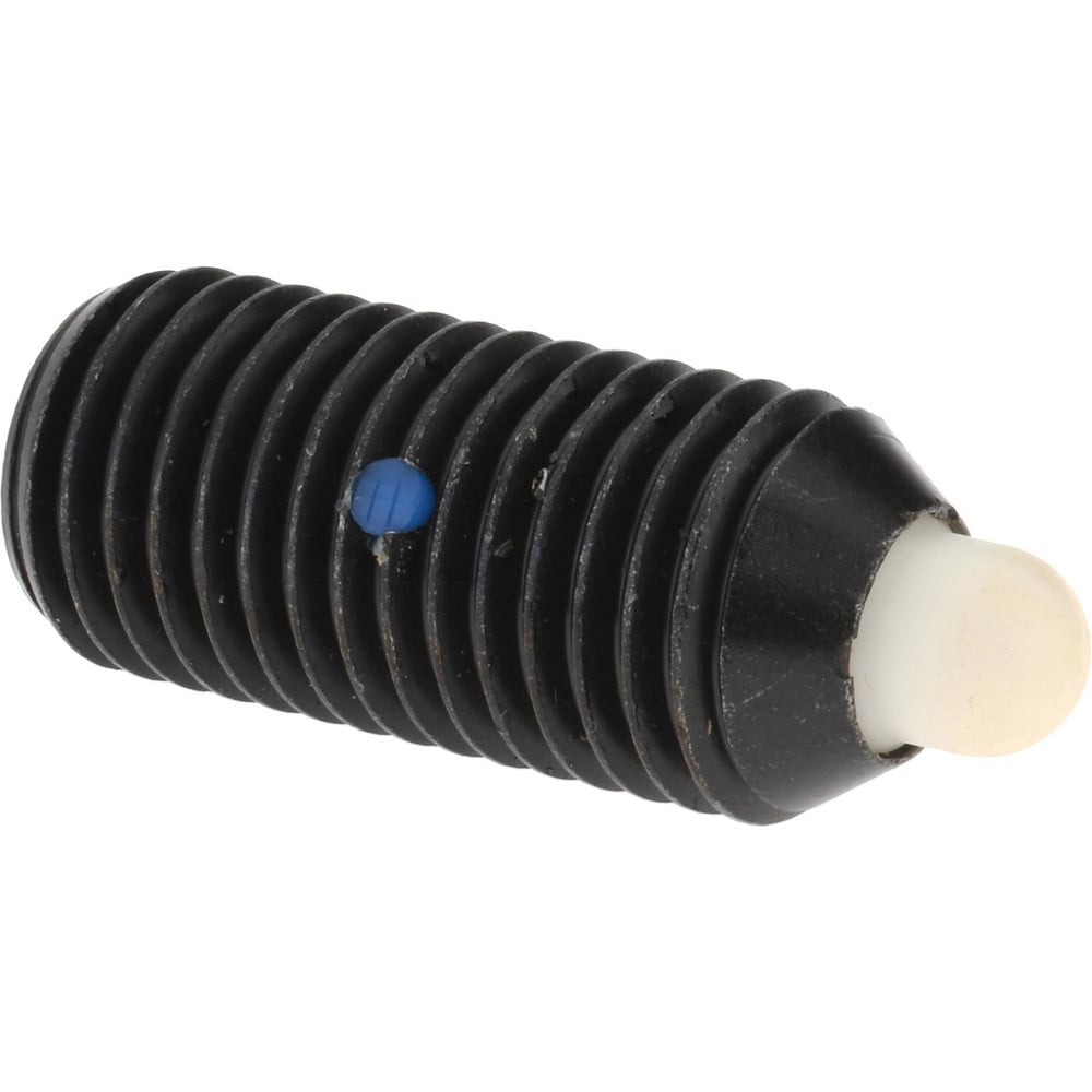 Threaded Spring Plunger: M20 x 2.5, 44 mm Thread Length, 9.5 mm Dia, 8 mm Projection