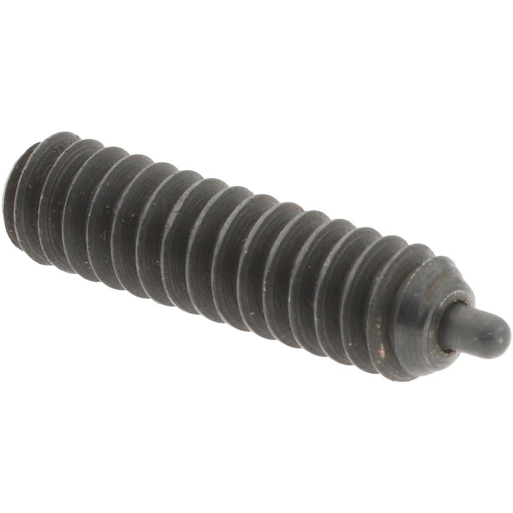 Threaded Spring Plunger: #6-32, 17/32" Thread Length, 0.045" Dia, 1/16" Projection