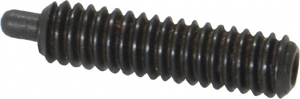 Threaded Spring Plunger: #8-32, 5/8" Thread Length, 0.07" Dia, 3/32" Projection