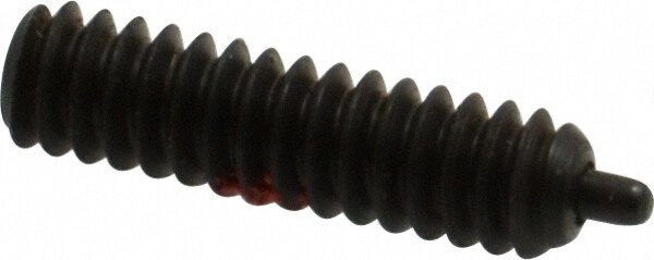 Threaded Spring Plunger: #6-32, 17/32" Thread Length, 0.045" Dia, 1/16" Projection