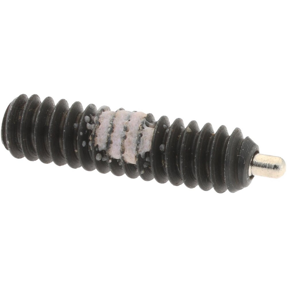 Threaded Spring Plunger: #6-32, 17/32" Thread Length, 0.045" Dia, 1/16" Projection