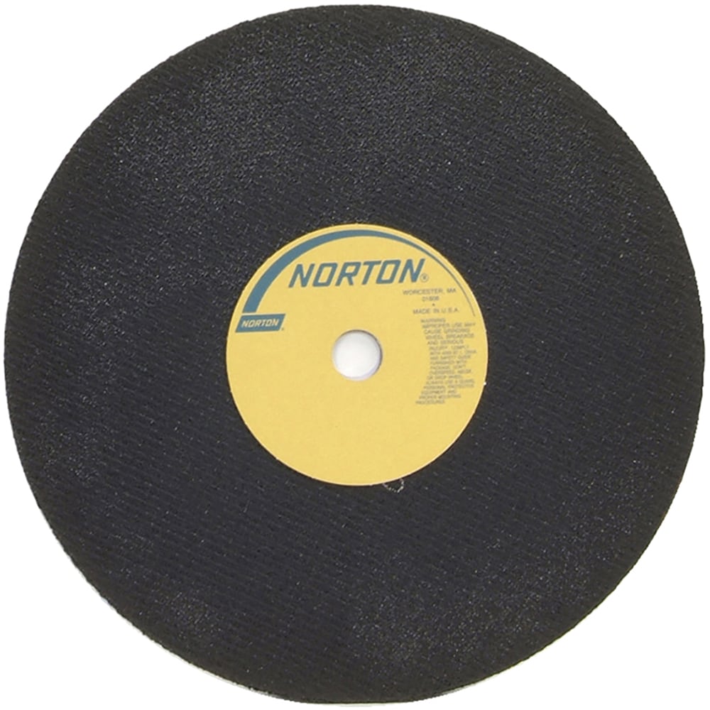 Norton 69083149615 Cut-Off Wheel: 24" Dia, 7/32" Thick, 1-3/4" Hole, Zirconia Alumina Image