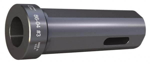Global CNC Industries 8607#4 HEADED MT4 Inside Morse Taper, Standard Morse Taper to Straight Shank 