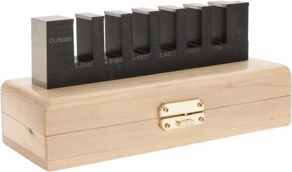 Caliper Vernier Caliper Checker: 1 Pc, Use with Greenfield Vernier Calipers, Includes Vernier Caliper Checker