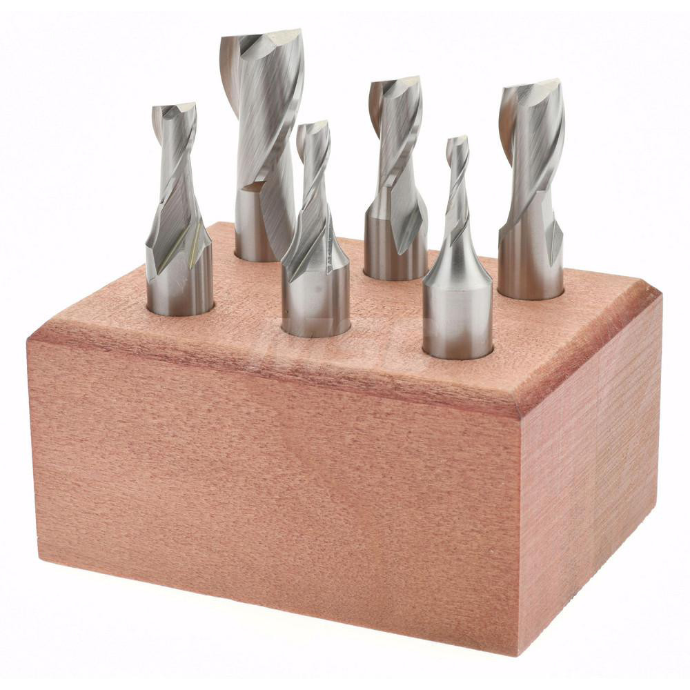 Hertel 6PC 2FL 3/8 SHK HERTEL HSS SEM SET MSC Direct