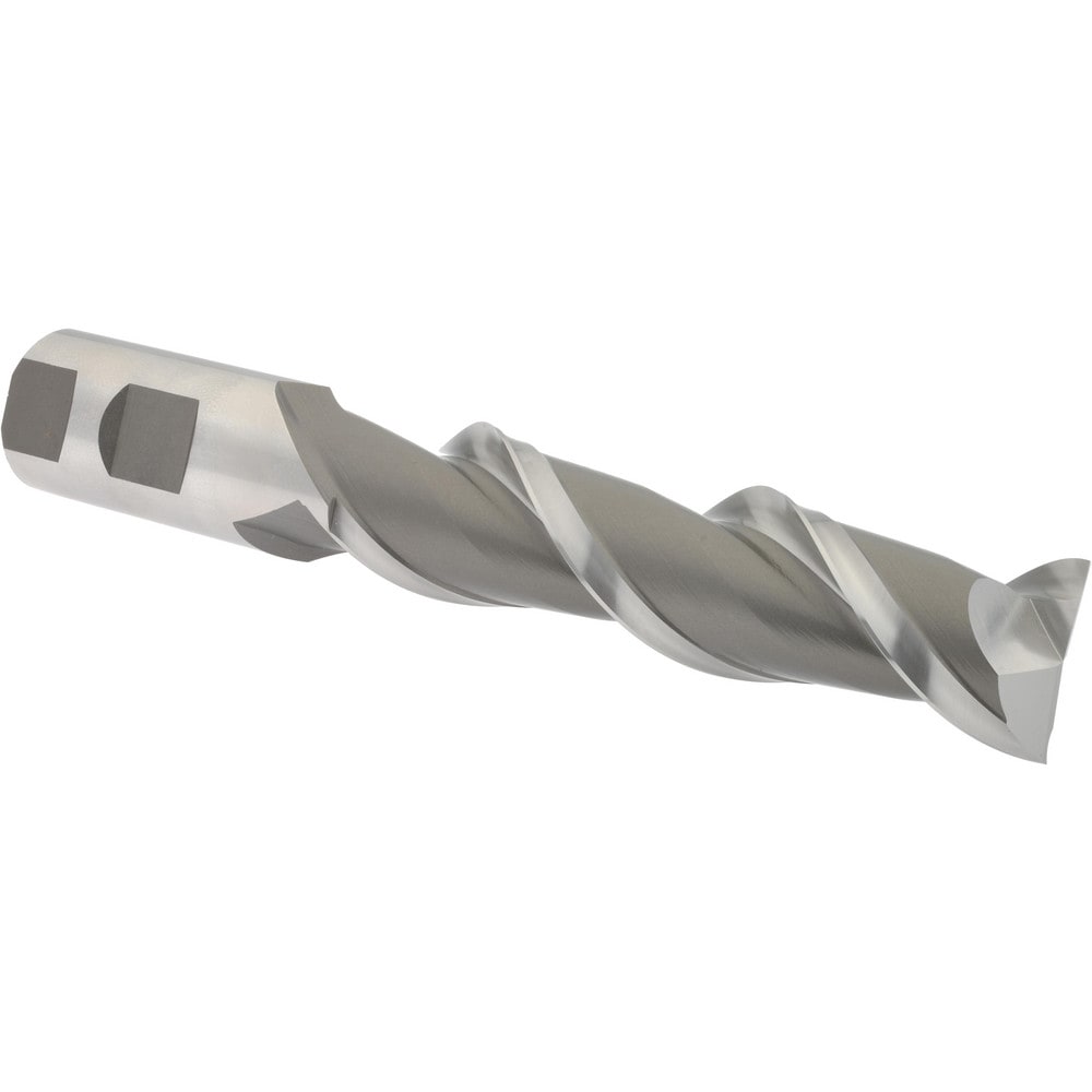 Hertel E107106402 Square End Mill: 1 Dia, 4 LOC, 1 Shank Dia, 6-1/2 OAL, 2 Flutes, High Speed Steel Image