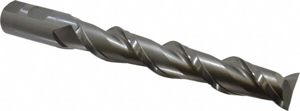 Hertel E107206401 Square End Mill: 1 Dia, 6 LOC, 1 Shank Dia, 8-1/2 OAL, 2 Flutes, High Speed Steel Image