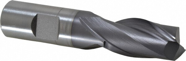 Hertel E703004806 Square End Mill: 3/4 Dia, 1-5/16 LOC, 3/4 Shank Dia, 3-9/16 OAL, 2 Flutes, Cobalt Image