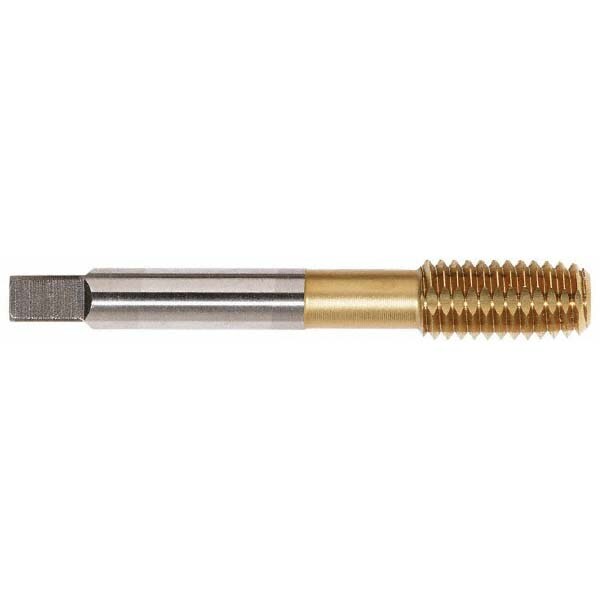 Thread Forming Tap: #10-32, UNF, Bottoming, Powdered Metal High Speed Steel, TiCN Finish