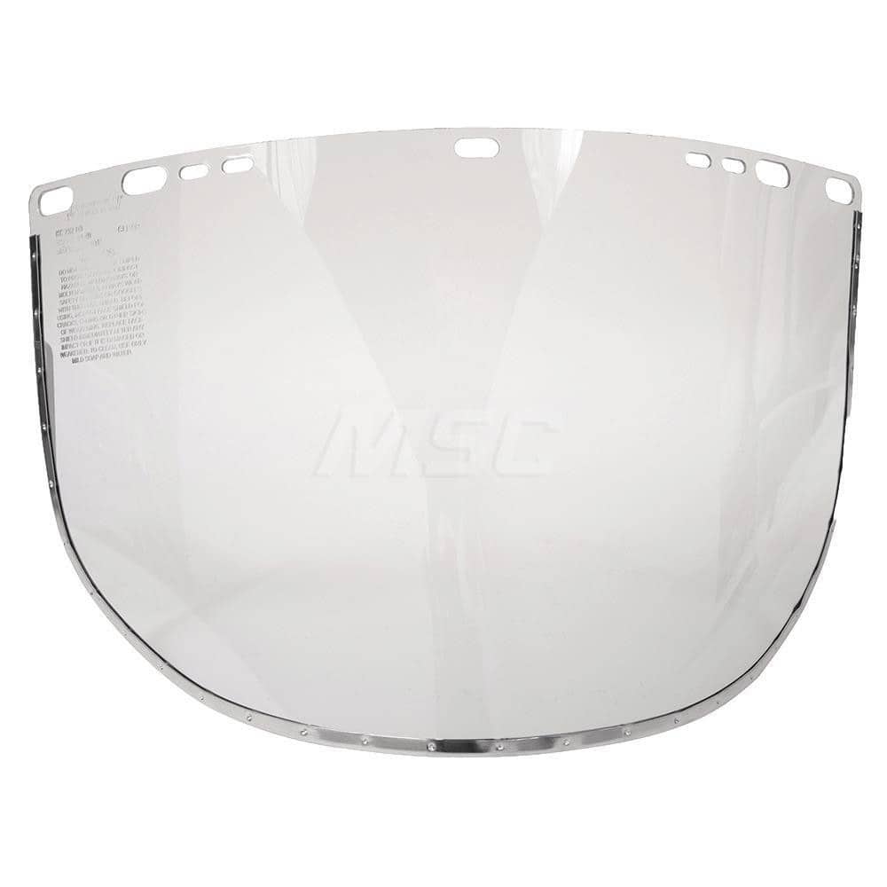 Face Shield Windows & Screens: Face Shield, Clear, 9" High, 0.04" Thick