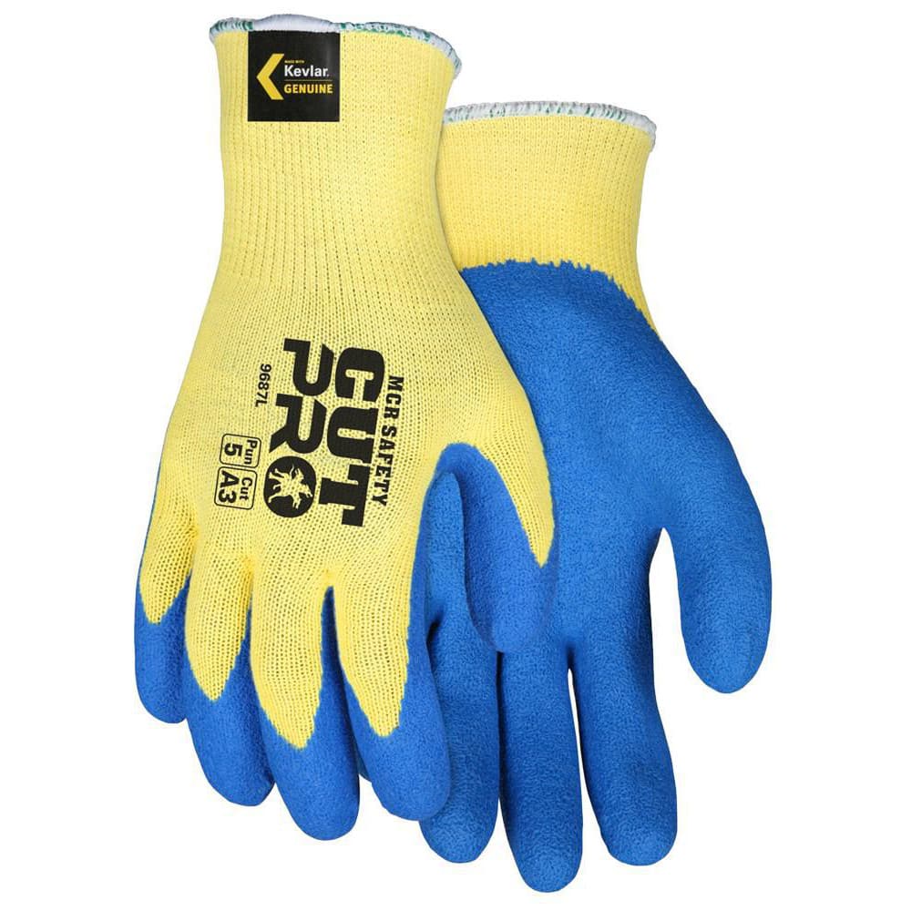 Puncture-Resistant Gloves:  Size X-Large, ANSI Cut N/A, ANSI Puncture 5, Latex,