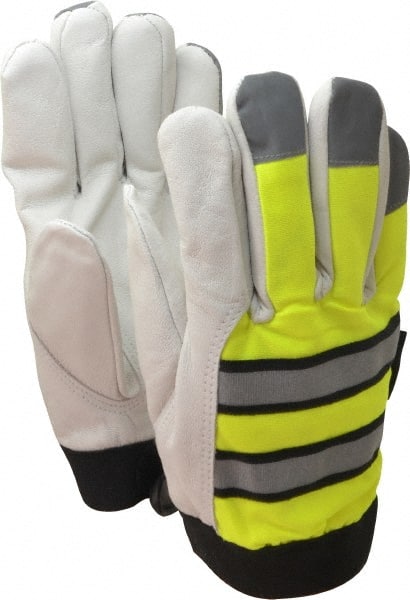 MCR SAFETY 968XL Gloves: Size XL, Thinsulate-Lined, Goatskin 