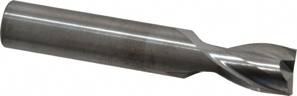 RobbJack S1-201-16 Square End Mill: 1/2 Dia, 5/8 LOC, 1/2 Shank Dia, 3 OAL, 2 Flutes, Solid Carbide Image