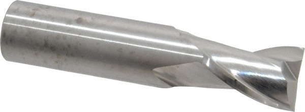 RobbJack S1-201-24 Square End Mill: 3/4 Dia, 1 LOC, 3/4 Shank Dia, 3-1/2 OAL, 2 Flutes, Solid Carbide 