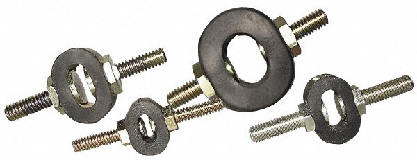 Vibration Isolators; Maximum Load Capacity: 1.0 (Pounds); Thread Size: 6-32 ; Diameter (mm): 0.56 ; Diameter (Decimal Inch): 0.5600 ; Height (mm): 0.57 ; Height (Inch): 0.57; 0.57