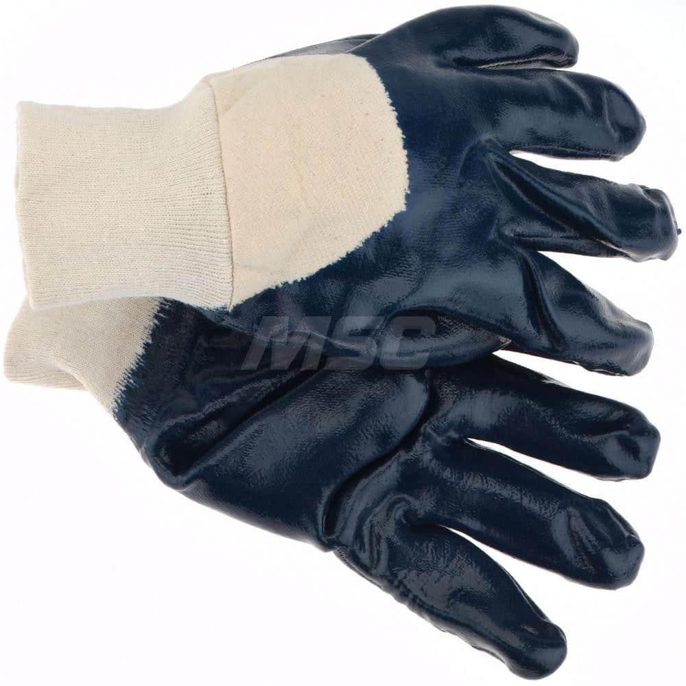 General Purpose Work Gloves: X-Large, Nitrile Coated, Jersey