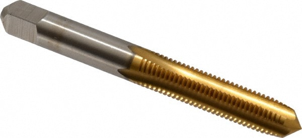 5/16-24 Plug RH 3B H3 TiN High Speed Steel 4-Flute Straight Flute Hand Tap