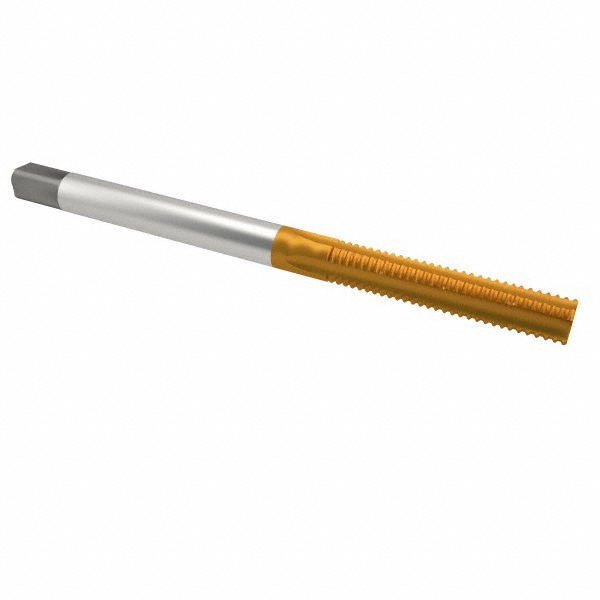 #10-32 Bottoming RH 2B H3 TiN High Speed Steel 4-Flute Straight Flute Hand Tap