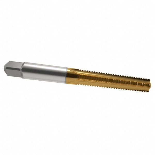 5/16-18 Bottoming RH 3B H3 TiN High Speed Steel 4-Flute Straight Flute Hand Tap