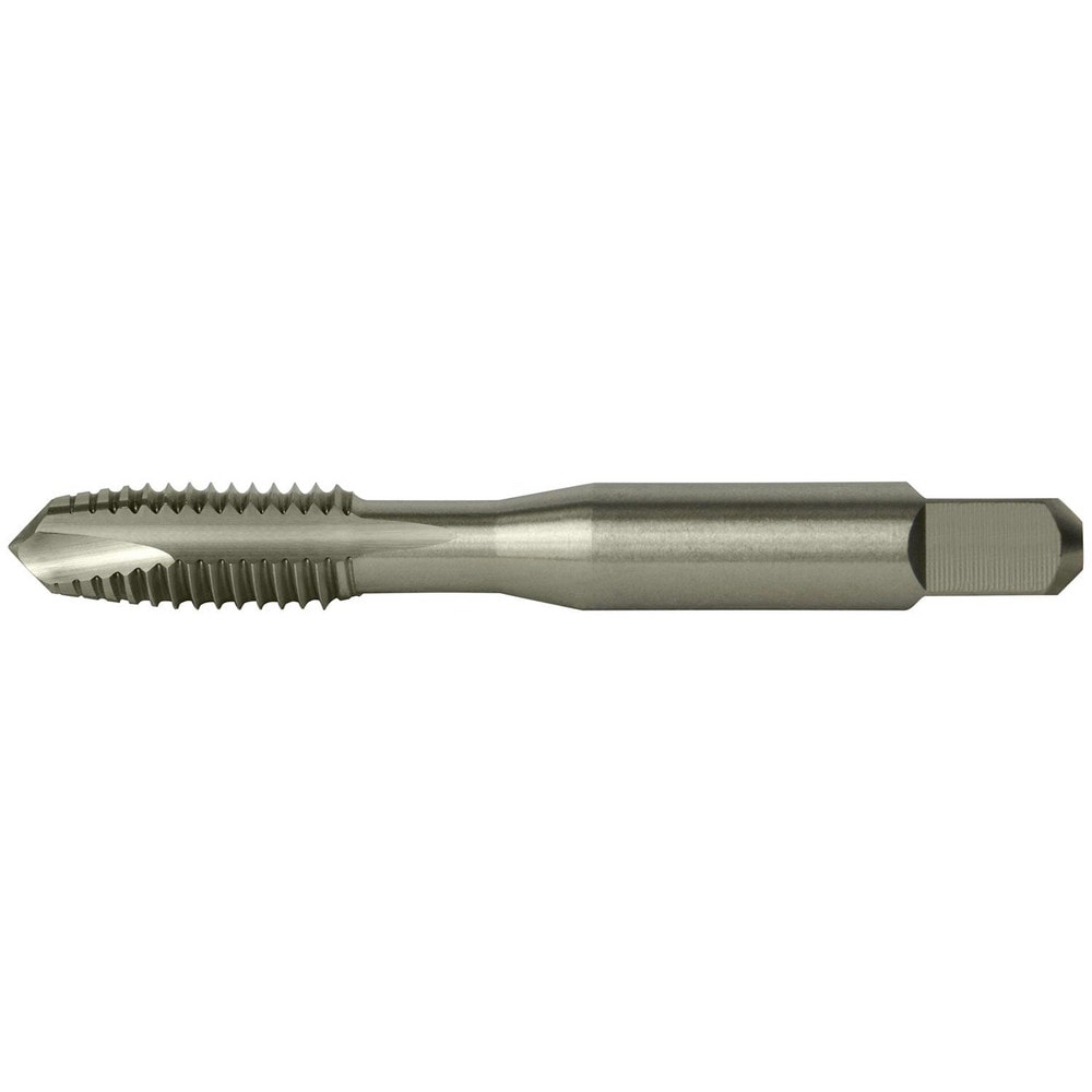 Spiral Point Tap: 3/4-16, UNF, 3 Flutes, Plug, 3B, High Speed Steel, Bright Finish