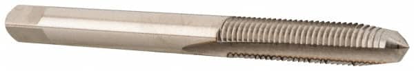 Straight Flute Tap: 5/8-11 UNC, 4 Flutes, Bottoming, 3B Class of Fit, High Speed Steel, Bright/Uncoated