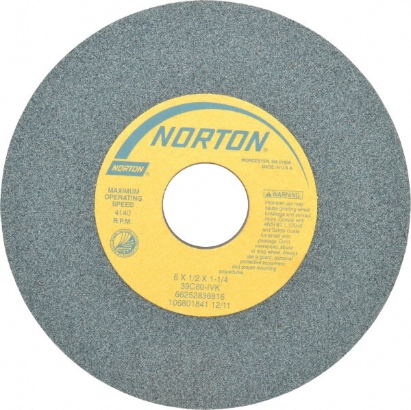 6/"x1-1//2/" 80Grit Lapidary Bench Pedestal Diamond Hard Flat Grinding Wheel