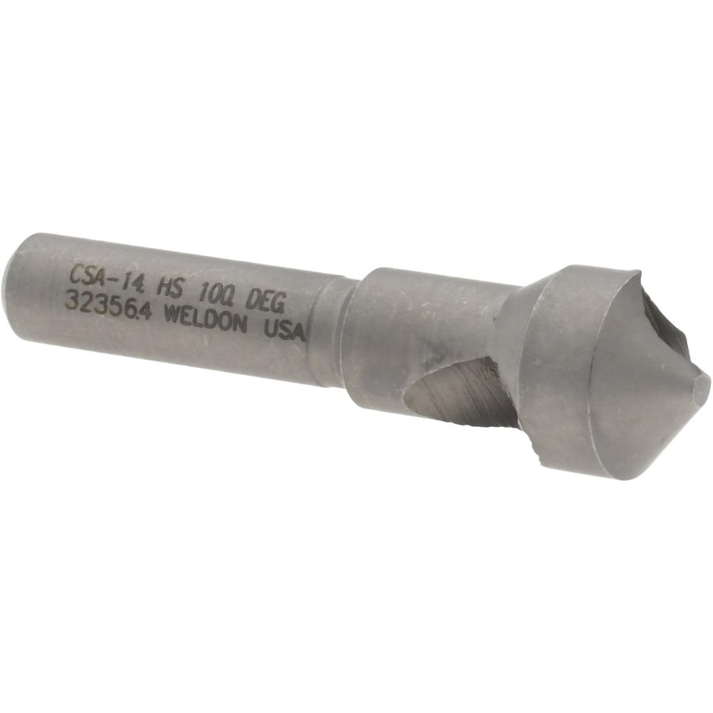 Countersink: 7/16" Head Dia, 100 ° Included Angle, High Speed Steel, Right Hand Cut