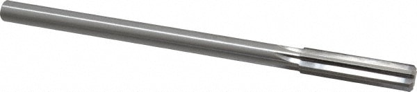 Made in USA 470-0.4355 Chucking Reamer: 0.4355" Dia, 7" OAL, 1-3/4" Flute Length, Straight Shank, High Speed Steel Image