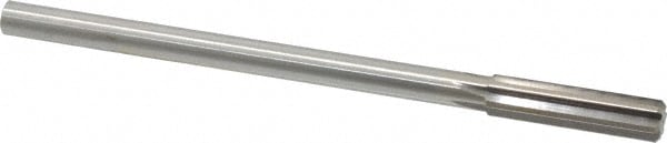 Made in USA 470-0.4370 Chucking Reamer: 0.437" Dia, 7" OAL, 1-3/4" Flute Length, Straight Shank, High Speed Steel Image